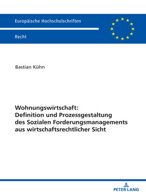 cover image of Wohnungswirtschaft